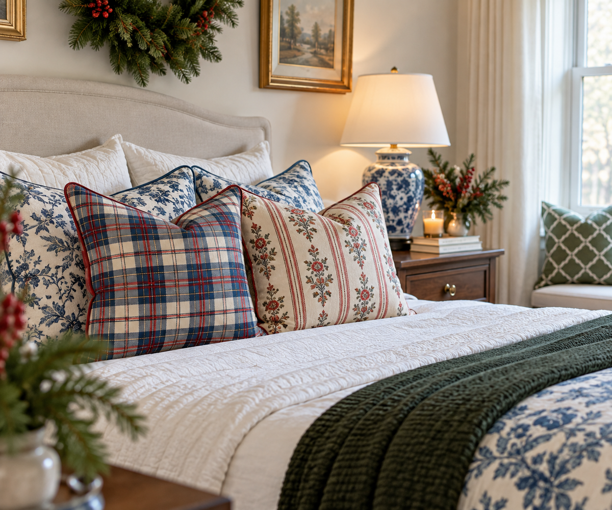 Holiday Throw Pillows That Still Look Good in January