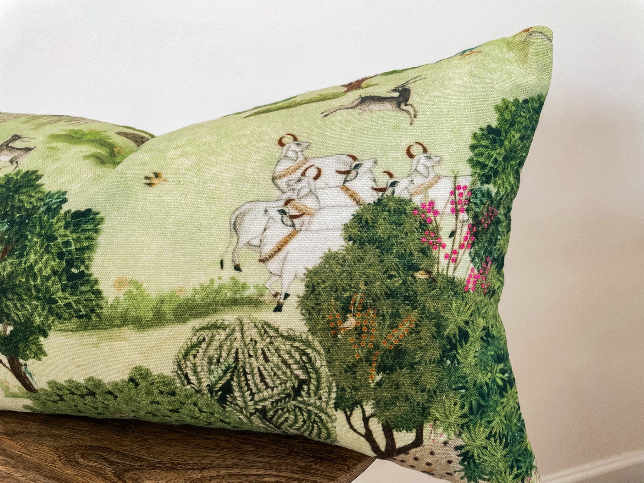 Green Pastures Pillow Cover - Farmhouse Decor