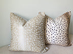 Vern Yip Fawn Beige Antelope Animal Print Pillow Cover - Chinoiserie Decor