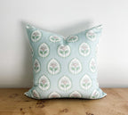 Danika Herrick Daphne Floral Block Print Pillow Cover - Grandmillenial Decor