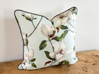 Covington Magnolia Floral Pillow Cover - Farmhouse Decor