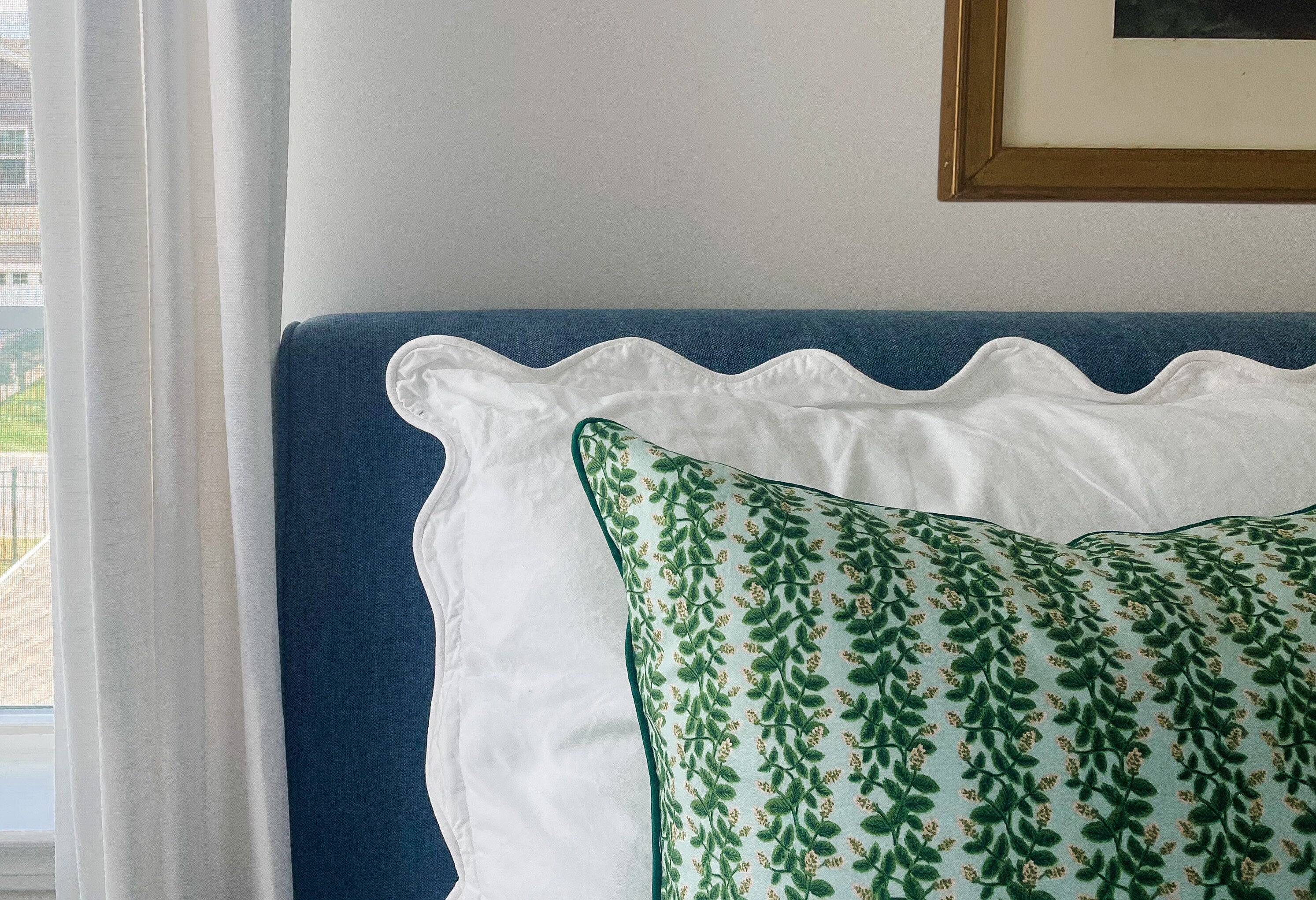 Rifle Paper Co. Primavera Green Vines Pillow Cover - Farmhouse Decor