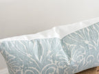 Blue Paisley Floral Pillow Cover - Modern Farmhouse Decor