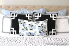 Rifle Paper Co. Hydrangea Floral Pillow Cover in White - Grandmillennial Decor