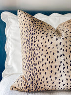 Vern Yip Antelope Black Fawn Pillow Cover - Chinoiserie Decor