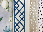 Designer Fabric Remnant Bundle - 1 lb Assorted Fabric for Crafting