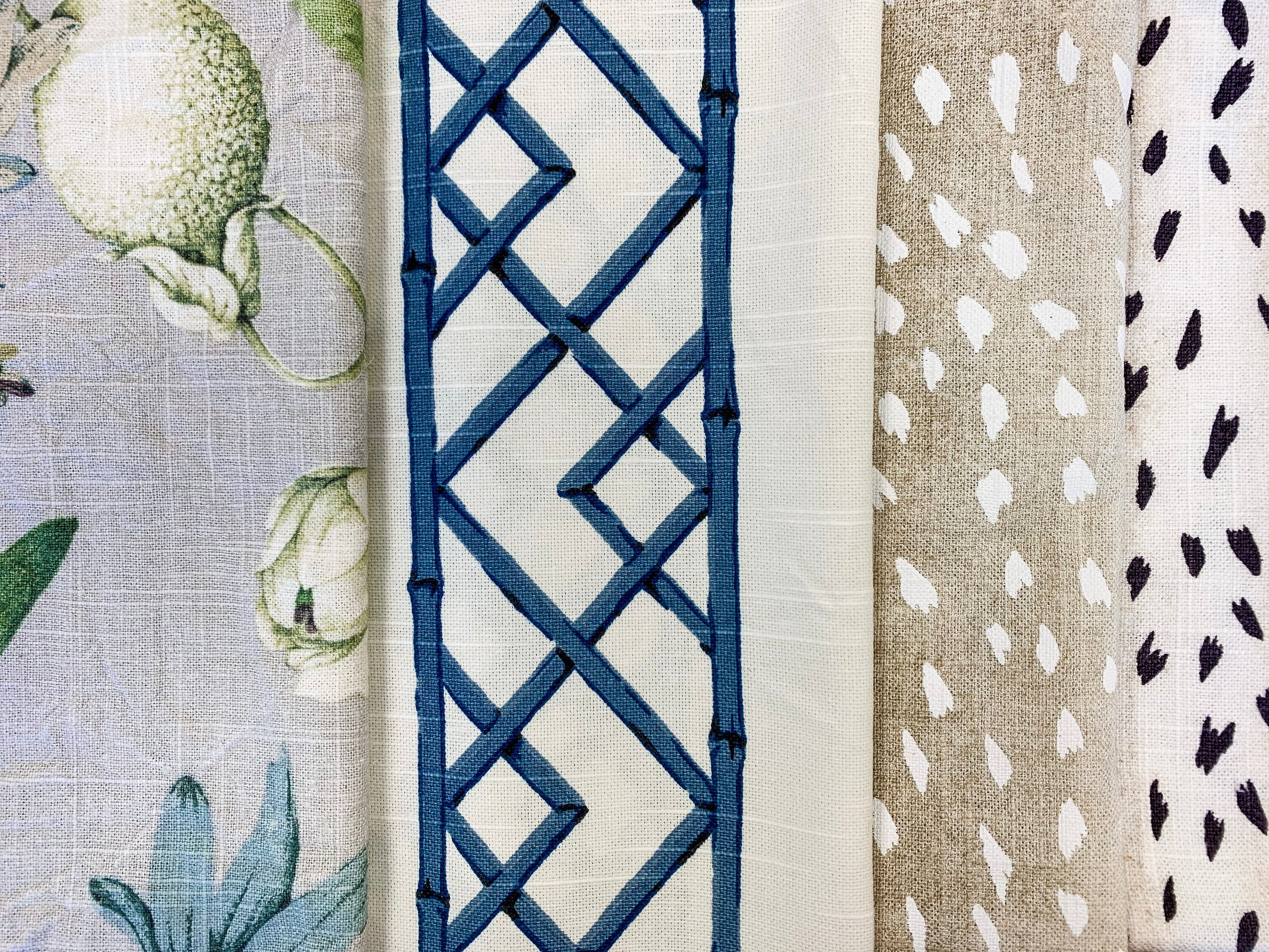 Designer Fabric Remnant Bundle - 1 lb Assorted Fabric for Crafting