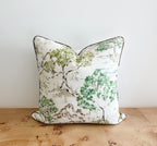 Ballard Glenna Beige Toile Pillow Cover - Chinoiserie Decor