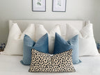 Ballard Dodie Beige Leopard Print Pillow Cover - Chinoiserie Decor