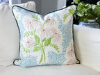 Danika Herrick Pearl's Bouquet Floral Pillow Cover - Coastal Grandmillenial Decor