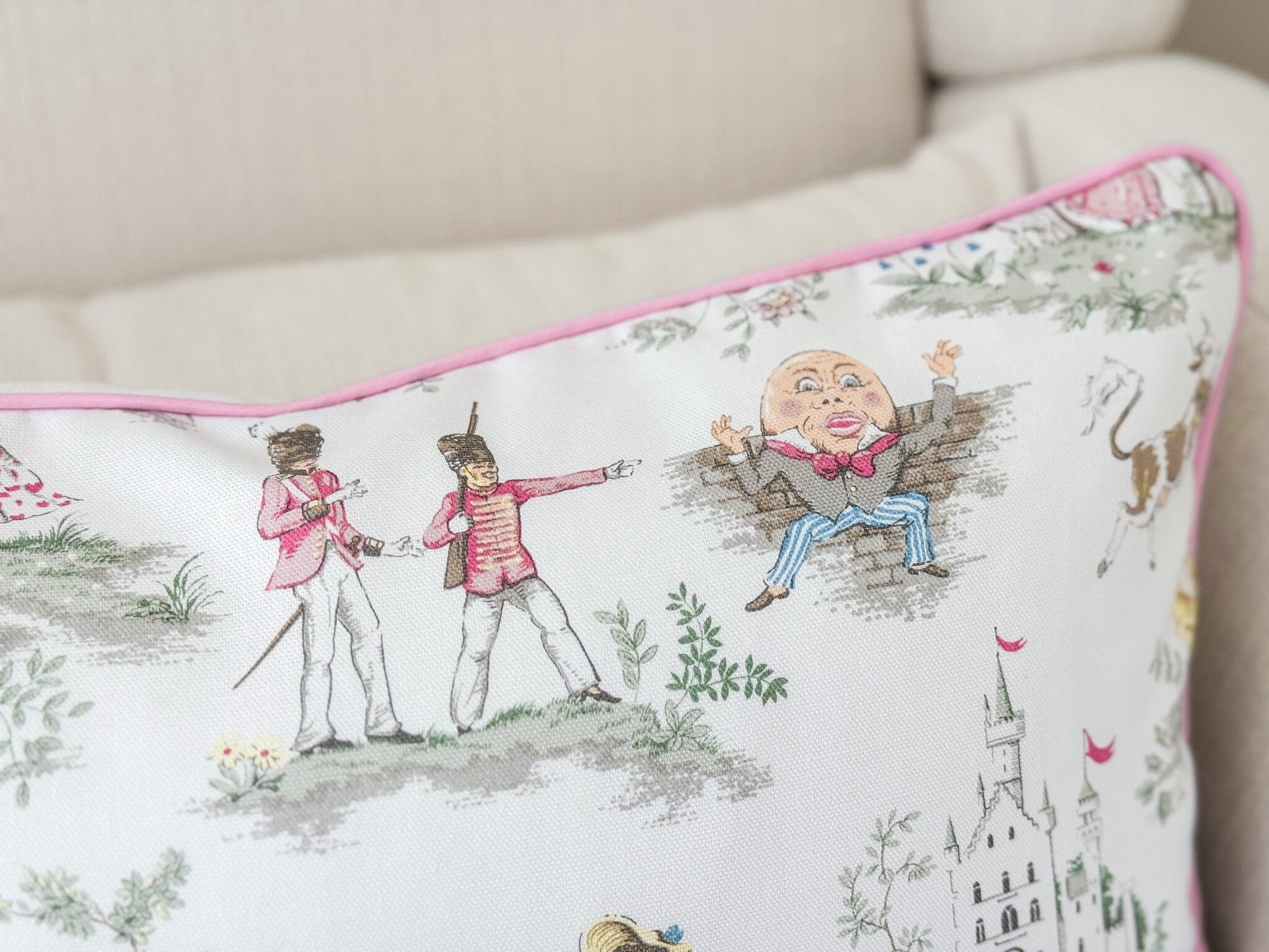 Covington Over The Moon Toile Pillow Cover - Farmhouse Decor