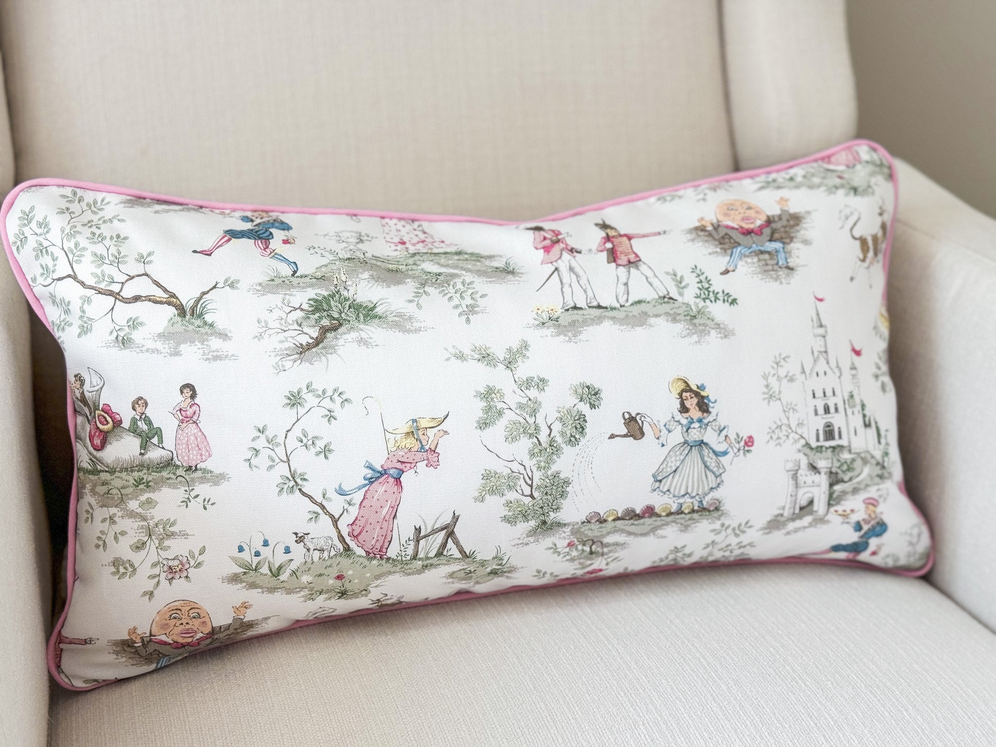 Covington Over The Moon Toile Pillow Cover - Farmhouse Decor