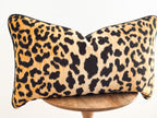 Ballard Velvet Cheetah Animal Print Pillow Cover - Grandmillennial Decor