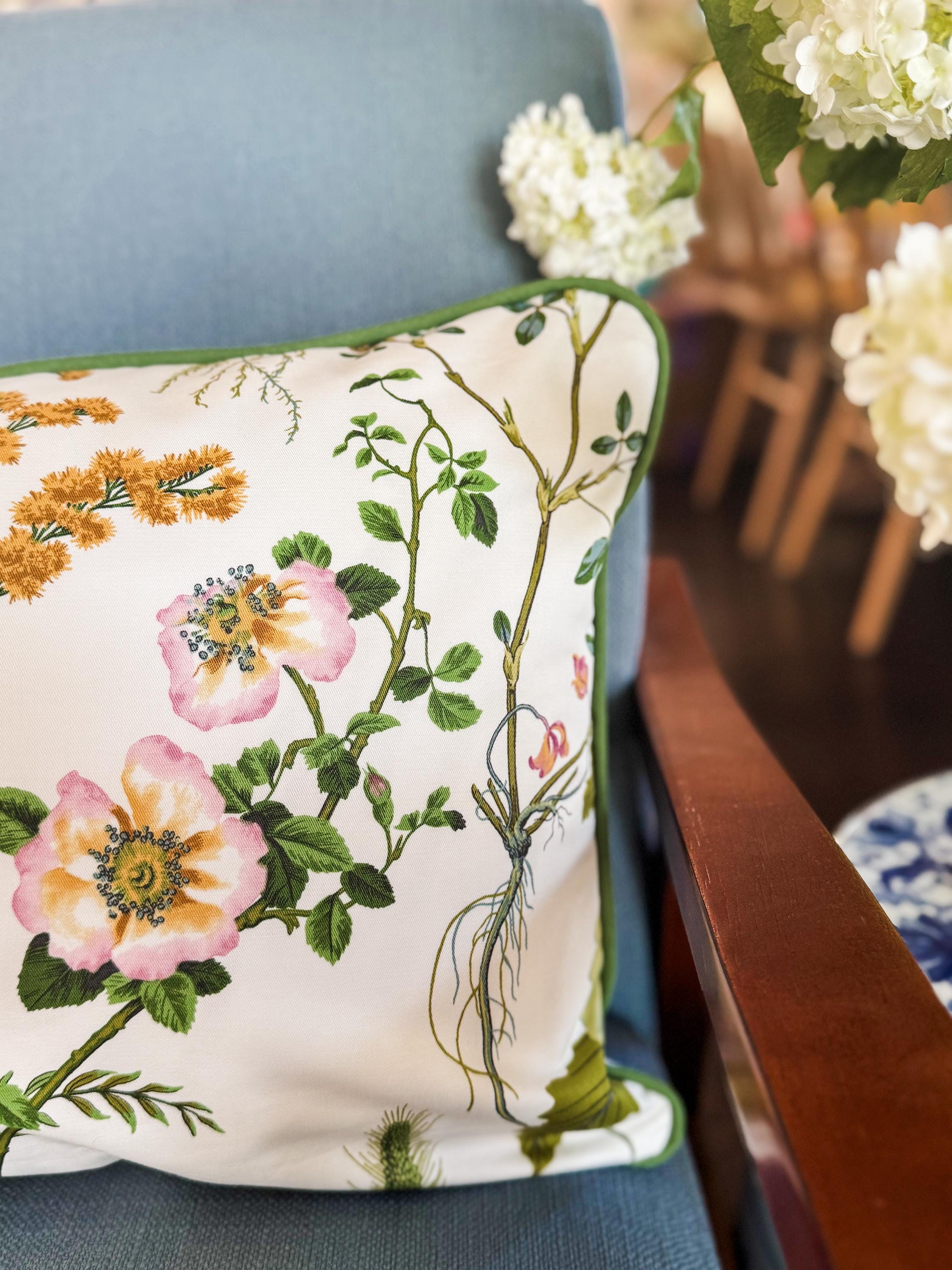 Ballard Designs Isabella Floral Pillow Cover - Grandmillenial Cottagecore Decor