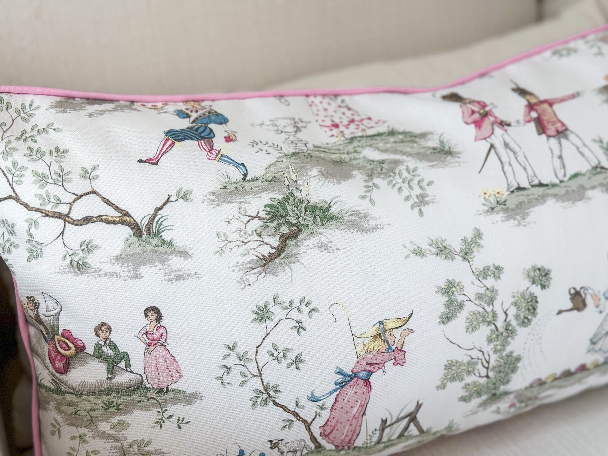 Covington Over The Moon Toile Pillow Cover - Farmhouse Decor