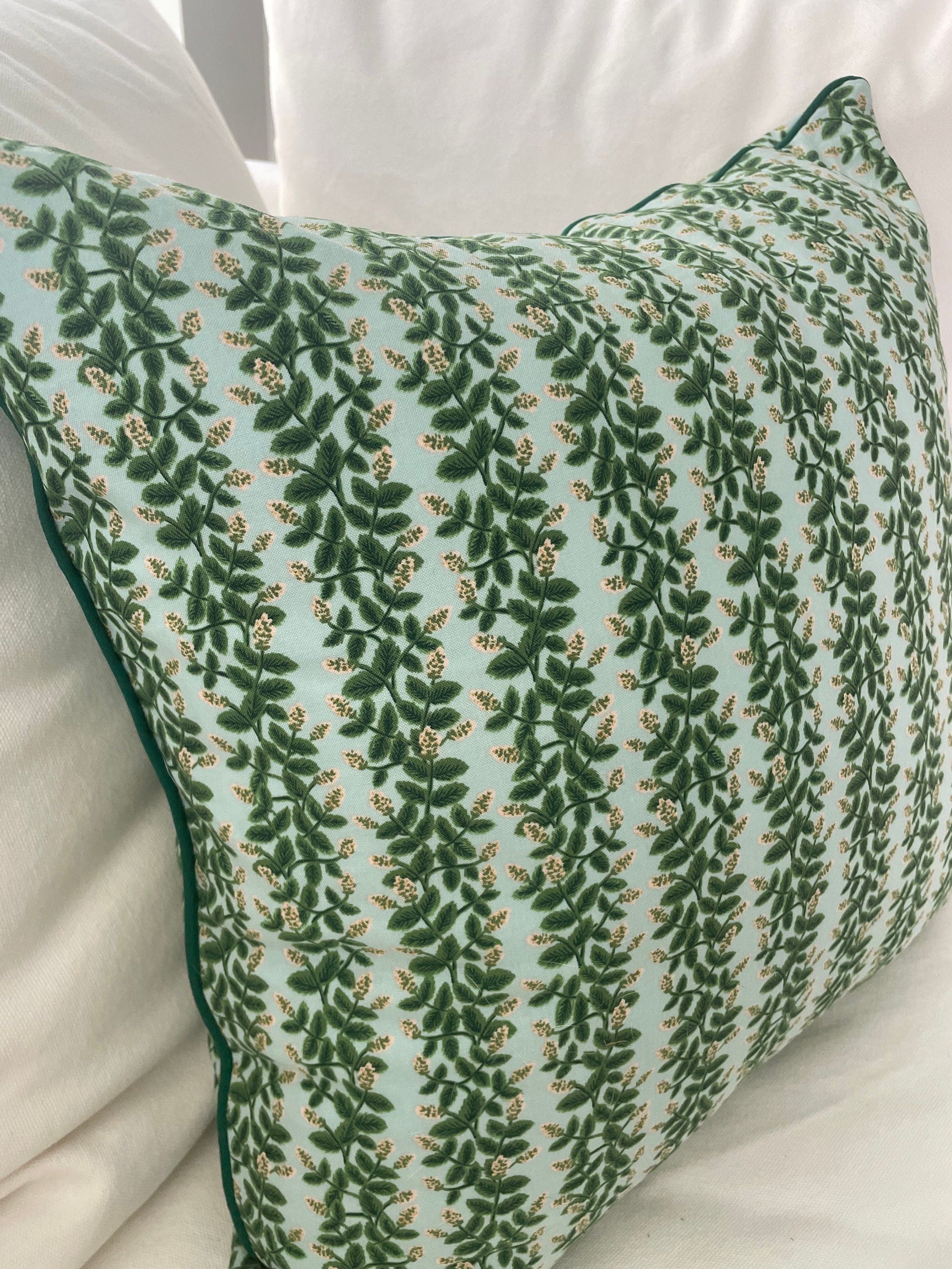 Rifle Paper Co. Primavera Green Vines Pillow Cover - Farmhouse Decor