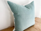 Ocean Sage Linen Pillow Cover - 12x22 Light Green Throw Pillow