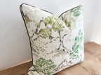 Ballard Glenna Beige Toile Pillow Cover - Chinoiserie Decor