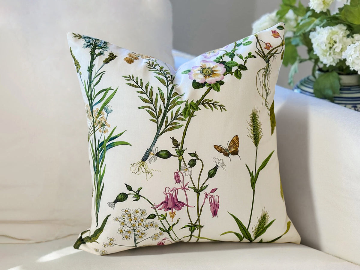 Ballard Designs Isabella Floral Pillow Cover 