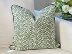 Blooming Green Leaf Pillow Cover 