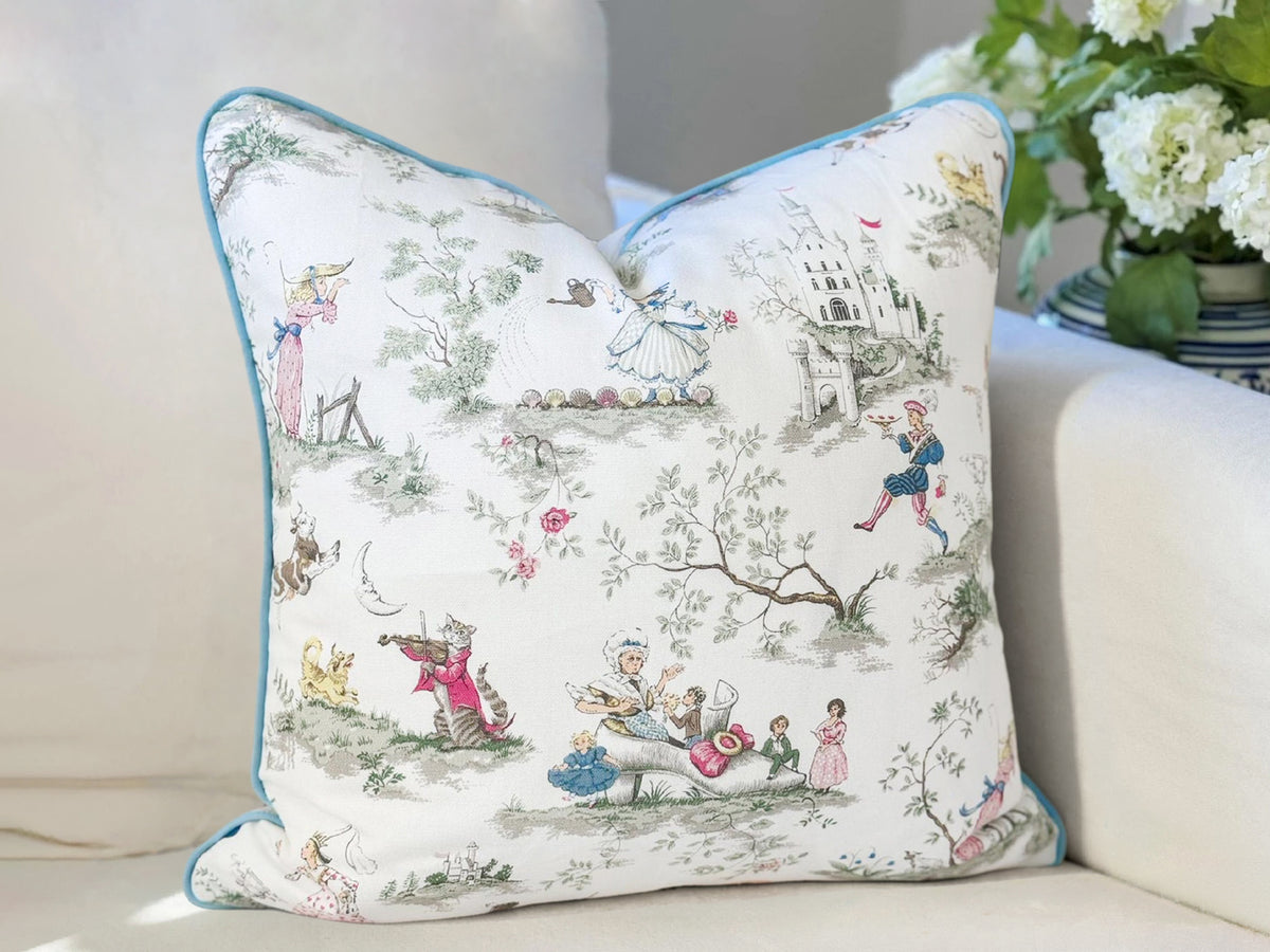 Covington Over The Moon Toile Pillow Cover
