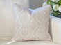 Danika Herrick Pink Monticello Floral Block Print Pillow Cover