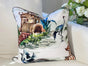 Emperor Palm Pagoda Pillow Cover