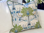 Happy Jaguar Indoor Outdoor Tropical Pillow Cover Side