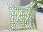 Imperial Jade Trellis Pillow Cover
