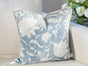Serena & Lily Blue Deauville Floral Indoor Outdoor Pillow Cover
