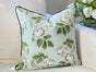 Whitney English Blue Woodland Rose Floral Pillow Cover