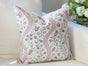 Whitney English Ellen Squiggle Pink Floral Pillow Cover