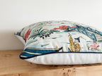Teahouse Slate Pillow Cover - Chinoiserie Decor