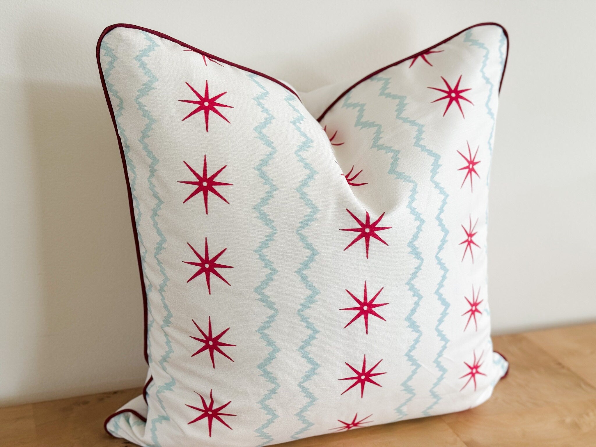 Danika Herrick Stars & Stripes Pillow Cover - Grandmillenial Decor