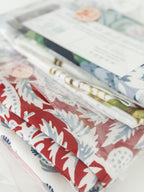 Designer Fabric Remnant Bundle - 1 lb Assorted Fabric for Crafting