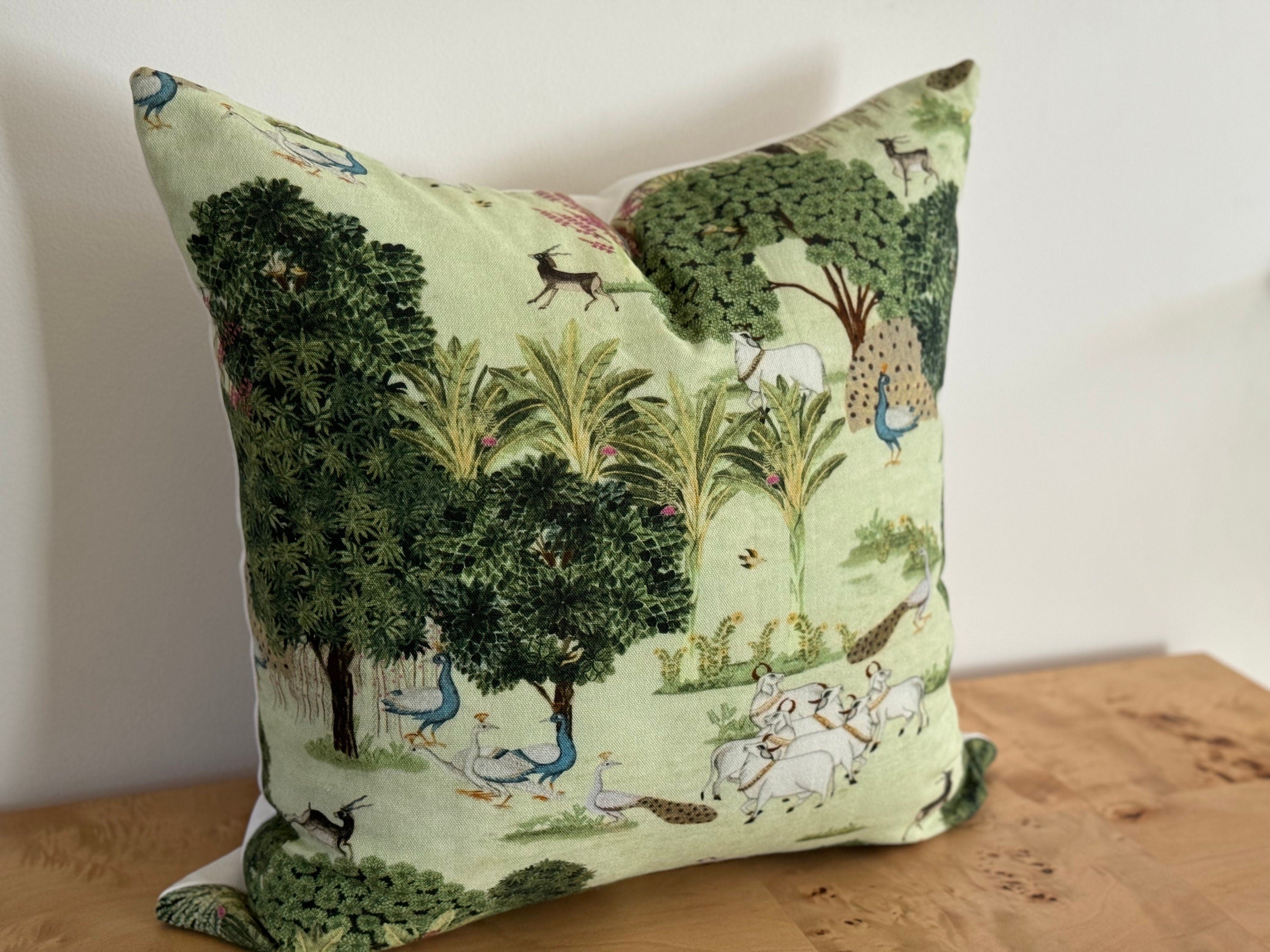 Green Pastures Pillow Cover - Farmhouse Decor