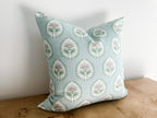 Danika Herrick Daphne Floral Block Print Pillow Cover - Grandmillenial Decor
