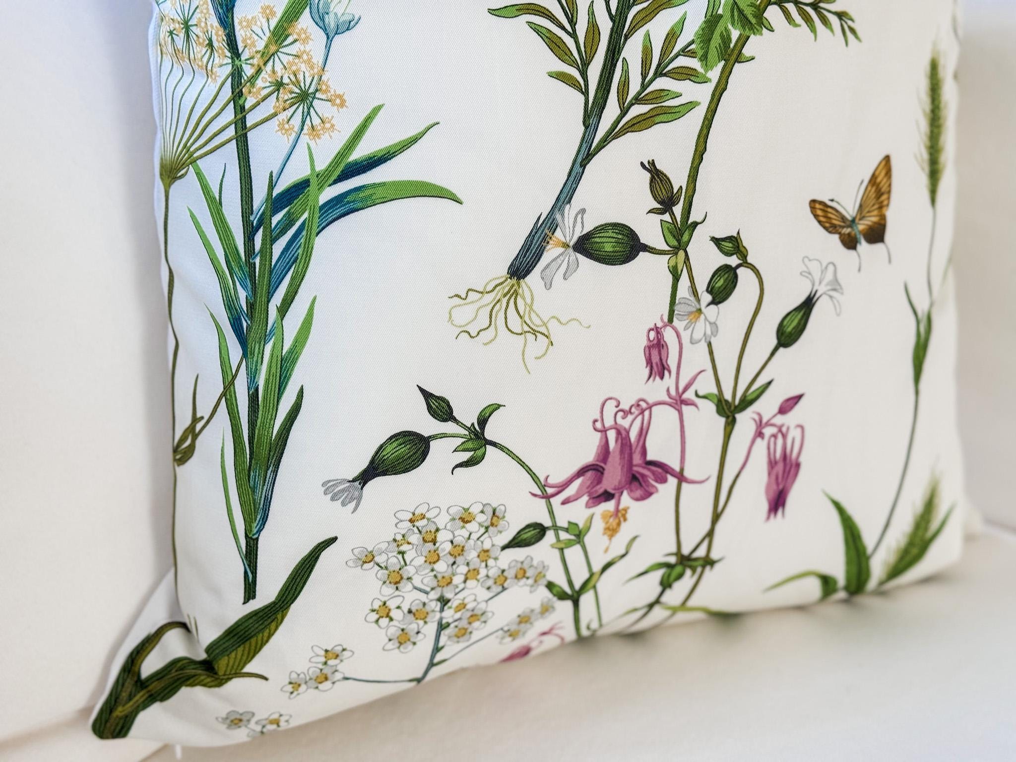 Ballard Designs Isabella Floral Pillow Cover - Grandmillenial Cottagecore Decor