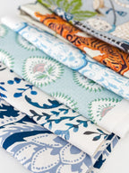 Designer Fabric Remnant Bundle - 3 lb Assorted Fabric for Crafting