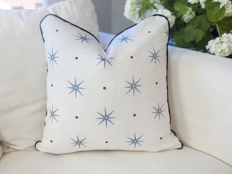 Danika Herrick Serendipity Star Pillow Cover - Grandmillenial Decor