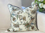 Whitney English Gloucester Floral Tan and Teal Pillow Cover Whitney English Gloucester Floral Tan and Teal Pillow Cover | Grandmillennial Chinoiserie Decor